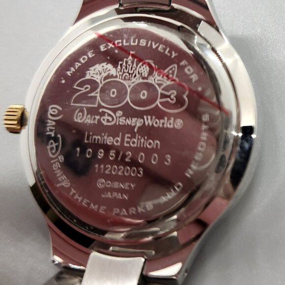 VINTAGE BOXED WALT DISNEY 2003 WATCH Ltd Edition 1095/2003 - Picture 4 of 7